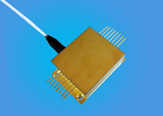 China High Power 635nm / 1.6W / 0.22N.A Fiber Coupled Red Diode Laser Module factory