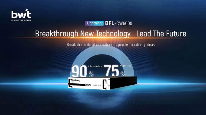 latest company news about BWT launches Lightning 6000W fiber laser | Smaller, lighter and smarter  0
